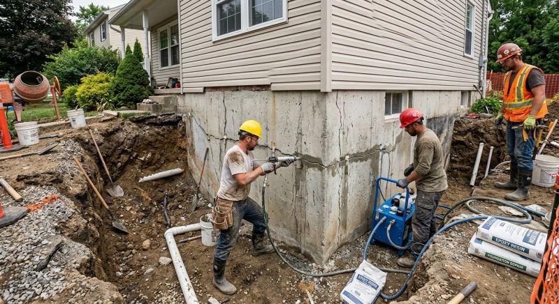 Foundation Crack Sealing in Tampa, FL